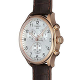 Buy Shop Tissot Chrono XL Classic Silver Dial Brown Leather Strap Watch For Men - T116.617.36.037.00 USA Online
