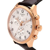 Buy Shop Tissot Chrono XL Classic Silver Dial Brown Leather Strap Watch For Men - T116.617.36.037.00 USA Online