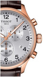 Buy Shop Tissot Chrono XL Classic Silver Dial Brown Leather Strap Watch For Men - T116.617.36.037.00 USA Online