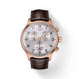 Buy Shop Tissot Chrono XL Classic Silver Dial Brown Leather Strap Watch For Men - T116.617.36.037.00 USA Online