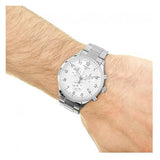 Buy Shop Tissot Chrono XL Classic Silver Dial Silver Steel Strap Watch For Men - T116.617.11.037.00 USA Online