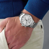 Buy Shop Tissot Chrono XL Classic Silver Dial Silver Steel Strap Watch For Men - T116.617.11.037.00 USA Online