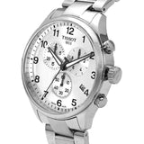 Buy Shop Tissot Chrono XL Classic Silver Dial Silver Steel Strap Watch For Men - T116.617.11.037.00 USA Online