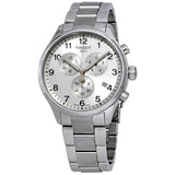 Buy Shop Tissot Chrono XL Classic Silver Dial Silver Steel Strap Watch For Men - T116.617.11.037.00 USA Online