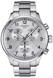 Buy Shop Tissot Chrono XL Classic Silver Dial Silver Steel Strap Watch For Men - T116.617.11.037.00 USA Online