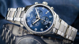 Buy Shop Tissot T Sport Chrono XL Classic Blue Dial Silver Steel Strap Watch For Men - T116.617.11.047.01 USA Online