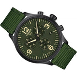 Buy Shop Tissot Chrono XL Green Dial Green NATO Strap Watch For Men - T116.617.37.097.00 USA Online