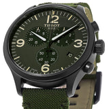 Buy Shop Tissot Chrono XL Green Dial Green NATO Strap Watch For Men - T116.617.37.097.00 USA Online