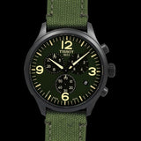Buy Shop Tissot Chrono XL Green Dial Green NATO Strap Watch For Men - T116.617.37.097.00 USA Online
