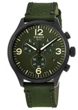 Buy Shop Tissot Chrono XL Green Dial Green NATO Strap Watch For Men - T116.617.37.097.00 USA Online