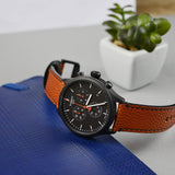 Buy Shop Tissot Chrono XL NBA Special Edition Black Dial Brown Leather Strap Watch for Men - T116.617.36.051.12 USA Online
