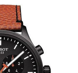Buy Shop Tissot Chrono XL NBA Special Edition Black Dial Brown Leather Strap Watch for Men - T116.617.36.051.12 USA Online