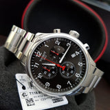 Buy Shop Tissot Chrono XL Quartz Asian Games Edition Black Dial Silver Steel Strap Watch For Men - T116.617.11.057.02 USA Online