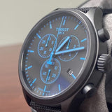 Buy Shop Tissot Chrono XL Quartz Black Dial Black Nylon Strap Watch For Men - T116.617.37.051.00 USA Online