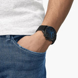 Buy Shop Tissot Chrono XL Quartz Black Dial Black Nylon Strap Watch For Men - T116.617.37.051.00 USA Online