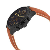 Buy Shop Tissot Chrono XL Quartz Black Dial Brown Leather Strap Watch For Men - T116.617.36.052.03 USA Online