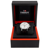 Buy Shop Tissot Chrono XL Silver Dial Brown Leather Strap Watch For Men - T116.617.16.037.00 USA Online