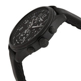 Buy Shop Tissot Chrono XL Vintage Black Dial Black Leather Strap Watch For Men - T116.617.36.052.00 USA Online