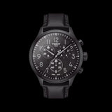 Buy Shop Tissot Chrono XL Vintage Black Dial Black Leather Strap Watch For Men - T116.617.36.052.00 USA Online
