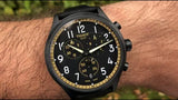 Buy Shop Tissot Chrono XL Vintage Chronograph Black Dial Black Leather Strap Watch For Men - T116.617.36.052.02 USA Online