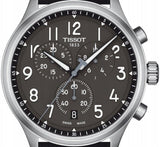 Buy Shop Tissot Chrono XL Vintage Quartz Black Dial Black Leather Strap Watch For Men - T116.617.16.062.00 USA Online