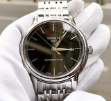 Buy Shop Tissot Classic Carson Powermatic 80 Black Dial Silver Steel Strap Watch For Men - T085.407.11.051.00 USA Online