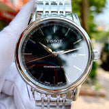 Buy Shop Tissot Classic Carson Powermatic 80 Black Dial Silver Steel Strap Watch For Men - T085.407.11.051.00 USA Online