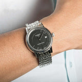 Buy Shop Tissot Classic Carson Powermatic 80 Black Dial Silver Steel Strap Watch For Men - T085.407.11.051.00 USA Online