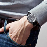 Buy Shop Tissot Classic Dream Black Dial Black Leather Strap Watch for Men - T033.410.16.053.01 USA Online