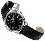 Buy Shop Tissot Classic Dream Black Dial Black Leather Strap Watch for Men - T033.410.16.053.01 USA Online