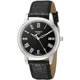 Buy Shop Tissot Classic Dream Black Dial Black Leather Strap Watch for Men - T033.410.16.053.01 USA Online