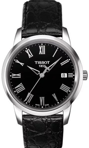 Buy Shop Tissot Classic Dream Black Dial Black Leather Strap Watch for Men - T033.410.16.053.01 USA Online