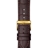 Buy Shop Tissot Classic Dream Ivory Dial Brown Leather Strap Watch for Men - T129.410.26.263.00 USA Online