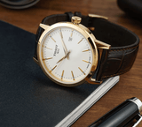 Buy Shop Tissot Classic Dream Ivory Dial Brown Leather Strap Watch for Men - T129.410.36.261.00 USA Online