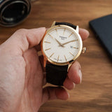 Buy Shop Tissot Classic Dream Ivory Dial Brown Leather Strap Watch for Men - T129.410.36.261.00 USA Online