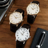 Buy Shop Tissot Classic Dream Ivory Dial Brown Leather Strap Watch for Men - T129.410.36.261.00 USA Online