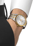 Buy Shop Tissot Classic Dream Silver Dial Two Tone Steel Strap Watch for Men - T129.410.22.031.00 USA Online