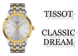 Buy Shop Tissot Classic Dream Silver Dial Two Tone Steel Strap Watch for Men - T129.410.22.031.00 USA Online