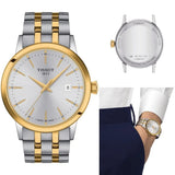 Buy Shop Tissot Classic Dream Silver Dial Two Tone Steel Strap Watch for Men - T129.410.22.031.00 USA Online