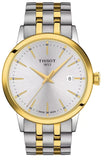 Buy Shop Tissot Classic Dream Silver Dial Two Tone Steel Strap Watch for Men - T129.410.22.031.00 USA Online