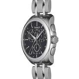 Buy Shop Tissot Couturier Chronograph Black Dial Silver Steel Strap Watch For Men - T035.617.11.051.00 USA Online
