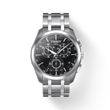 Buy Shop Tissot Couturier Chronograph Black Dial Silver Steel Strap Watch For Men - T035.617.11.051.00 USA Online