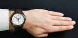 Buy Shop Tissot Couturier Chronograph White Dial Brown Leather Strap Watch For Men - T035.617.16.031.00 USA Online