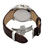 Buy Shop Tissot Couturier Chronograph White Dial Brown Leather Strap Watch For Men - T035.617.16.031.00 USA Online