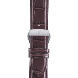 Buy Shop Tissot Couturier Chronograph White Dial Brown Leather Strap Watch For Men - T035.617.16.031.00 USA Online
