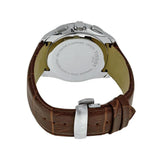 Buy Shop Tissot Couturier Chronograph White Dial Brown Leather Strap Watch For Men - T035.617.16.031.00 USA Online