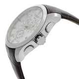 Buy Shop Tissot Couturier Chronograph White Dial Brown Leather Strap Watch For Men - T035.617.16.031.00 USA Online