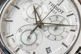 Buy Shop Tissot Couturier Chronograph White Dial Brown Leather Strap Watch For Men - T035.617.16.031.00 USA Online