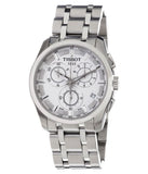 Buy Shop Tissot Couturier Chronograph White Dial Silver Steel Strap Watch For Men - T035.617.11.031.00 USA Online