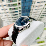 Buy Shop Tissot Couturier Lady Blue Dial Blue Leather Strap Watch for Women - T035.210.16.041.00 USA Online